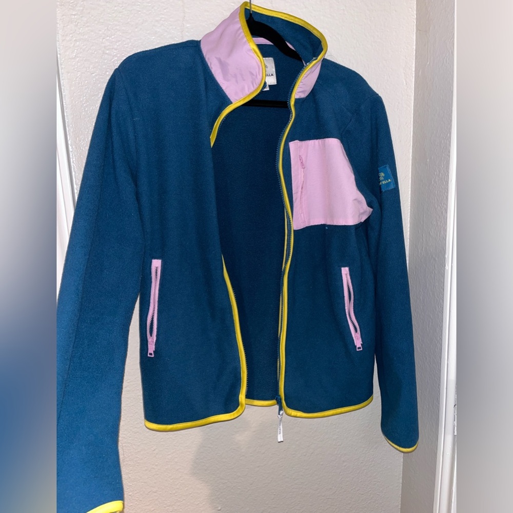 Ivory Ella Fleece ZipUp, Size Small